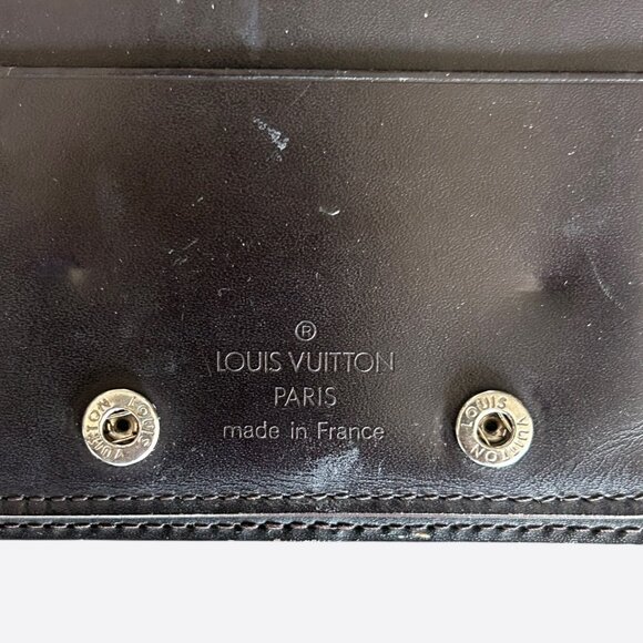 Louis Vuitton Black Vernis Monogram Brazza Wallet - Picture 4 of 4